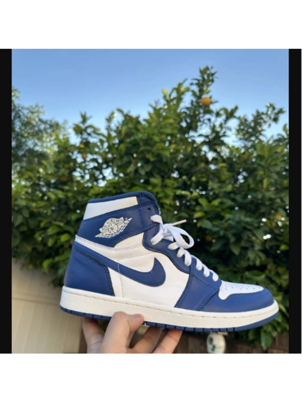 Nike Air Jordan retro 1 size 8 Storm Blue 555088-127